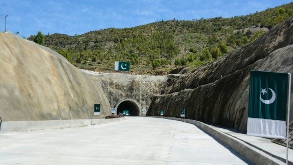 Nahakki Tunnel in Mohmand Agency is shown in early 2017. [Alamgir Khan]