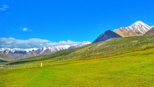 The Khunjerab Pass valley is shown in September. [Alamgir Khan]
