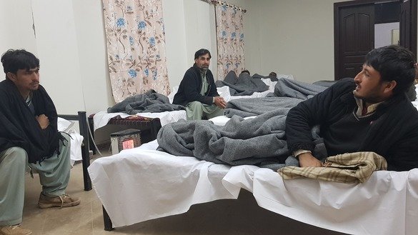 پشاور، خیبرپختونخواہ میں 15 دسمبر کو ایک پناہ گھر میں موجود مہمان۔ ]دانش یوسف زئی[