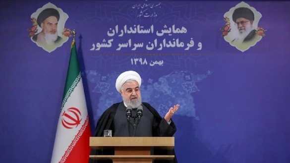 Iran's president denounces country's conservative rulers after candidates banned